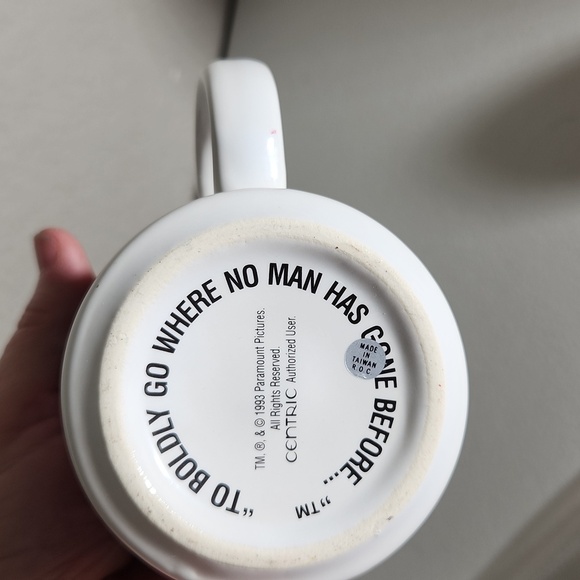 Star Trek Coffee cup Vintage Mug 1993 Kirk Spock MUG coffee cup - Picture 6 of 7